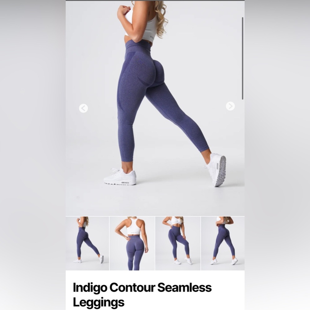 NVGTN Indigo Contour Seamless Leggings